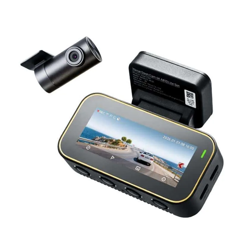 70mai A810 Lite 4K Dash Cam + RearCam videoregistraator, must