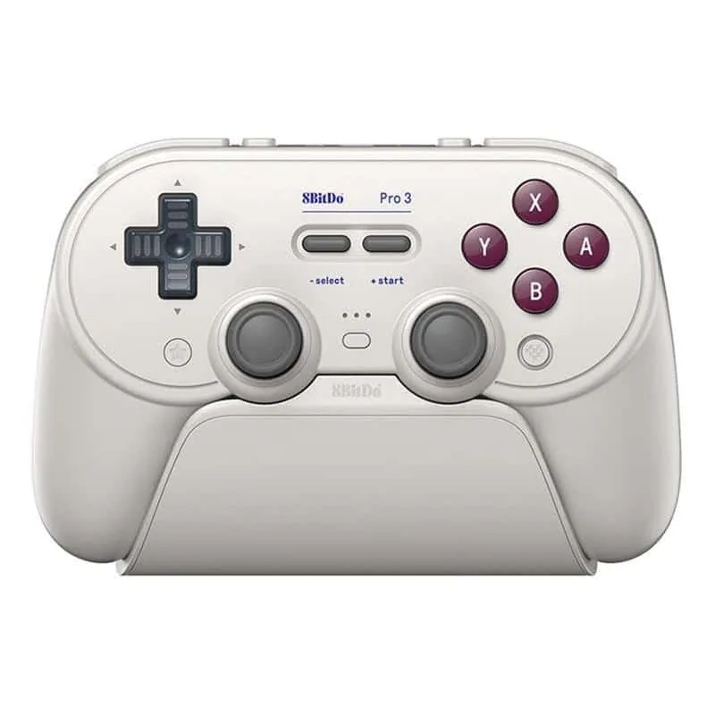 8BitDo Pro 3, valge – juhtmevaba mängupult