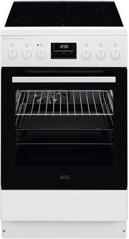 AEG CCB56491BW 6000 SteamBake keraamiline pliit, 58 L, valge