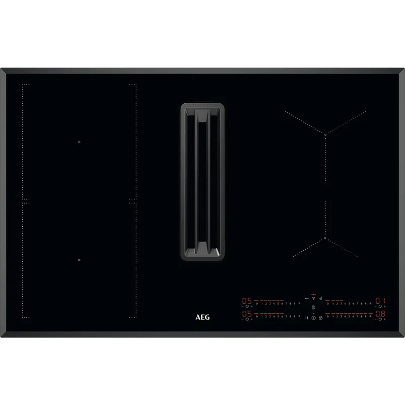 AEG CCE84543FB 6000 Bridge 80 cm integreeritav induktsioonplaat õhupuhastiga