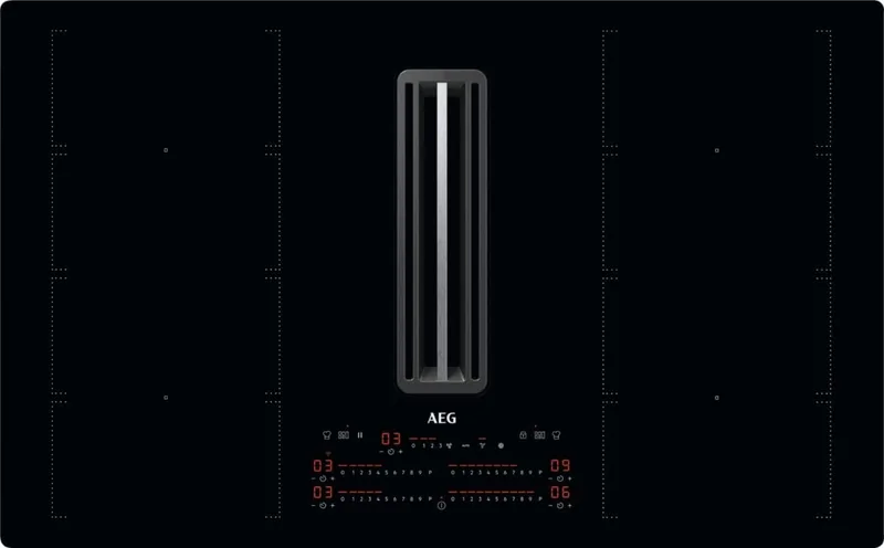 AEG CCE84779CB 8000 FlexiBridge õhupuhastiga induktsioonpliit 83cm