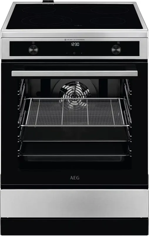 AEG CIB6647ABM 6000 SteamBake induktsioonpliit 73L ahju ja Air Fry funktsiooniga