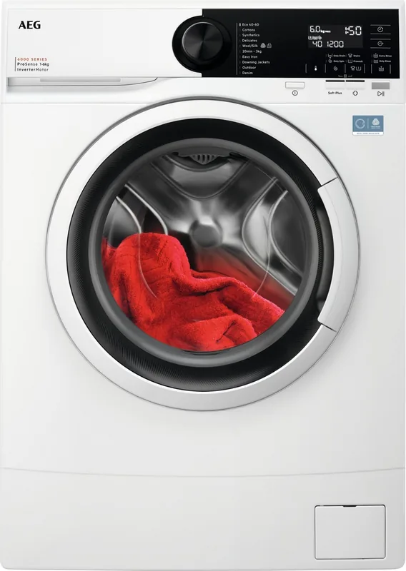 AEG L6SE26WE 6000-seeria ProSense eestlaetav pesumasin, 6 kg, 1200 p/min