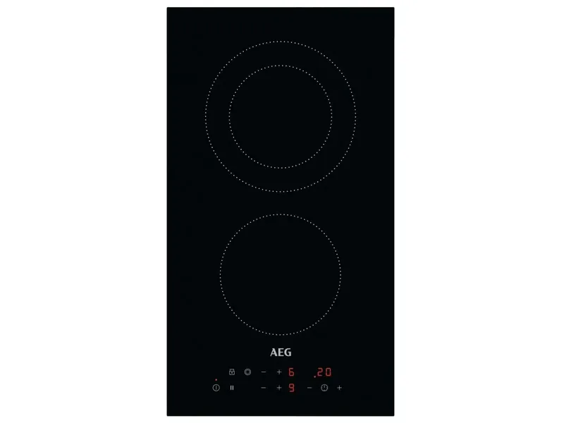 AEG, laius 29 cm, raamita, must - Integreeritav keraamiline pliidiplaat, HRB32310CB