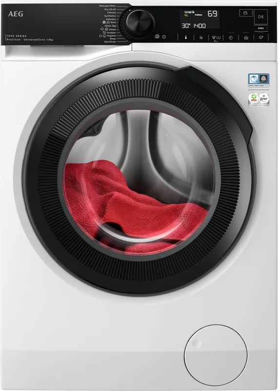 AEG LFR73844VE 7000-seeria ProSteam eestlaetav pesumasin, 8 kg, 1400 p/min