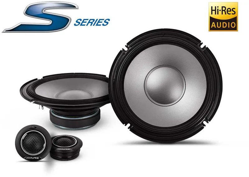 Alpine S2-S80C S-Series 20cm autokõlarikomplekt, 260W RMS