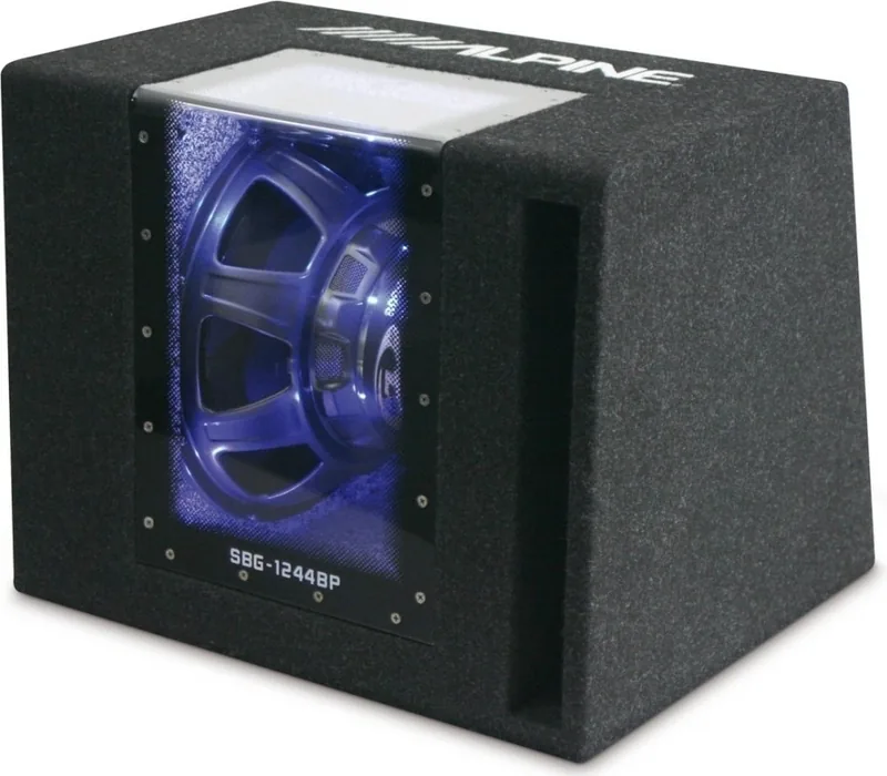 Alpine SBG-1244BP 12" bassikõlar kastiga, 250W RMS, 4 Ohm