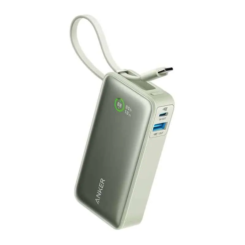 Anker Nano A1259G61 akupank, 30 W, roheline