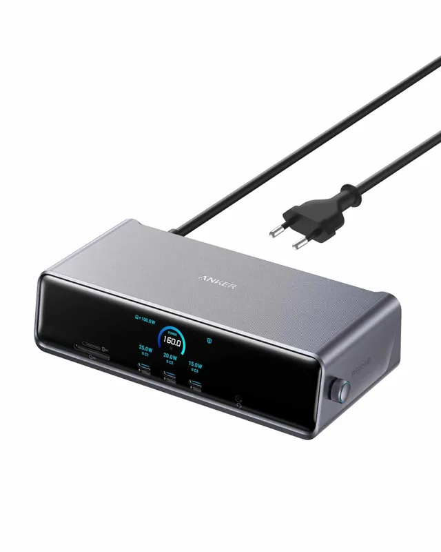 Anker Prime A83B33A1 Triple Display sülearvuti dokk, 140W, hall