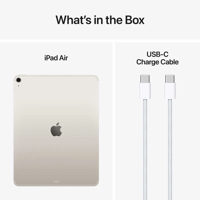 Apple iPad Air 13" (2025) M3 512GB WiFi+Cellular tahvelarvuti, beež (MCJC4HC/A)