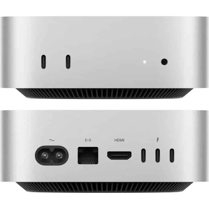 Apple Mac Mini MCYT4ZE/A 2024 M4 lauaarvuti, 24GB, 512GB, hõbe