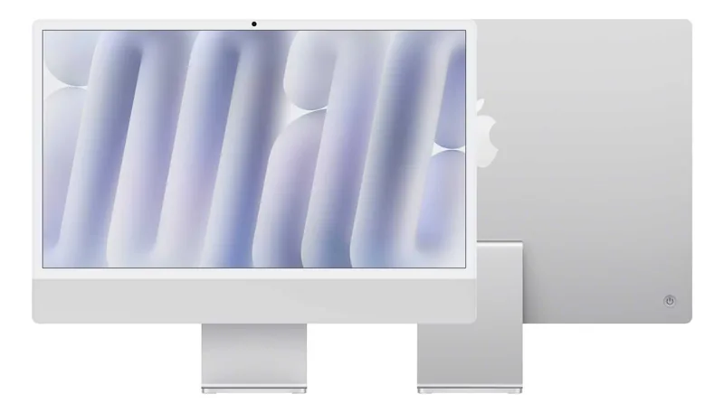 Apple MD3H4ZE/A iMac 24" 2024, M4 kiip, 16GB RAM, 256GB SSD, hõbedane