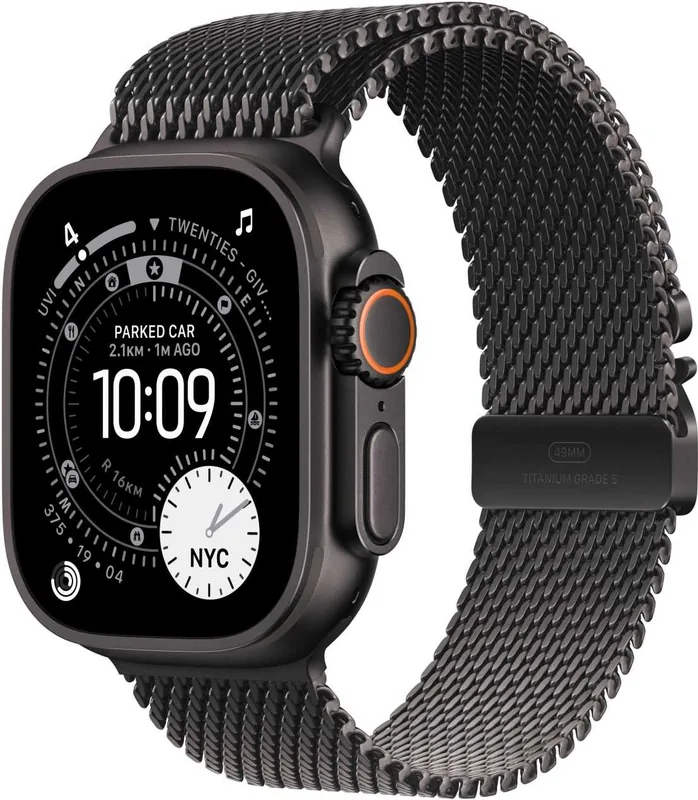 Apple MF1T4ET/A Watch Ultra 3 nutikell 49mm titaan Milanese Loop