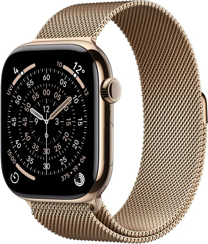 Apple MF8Y4ET/A Watch 11 nutikell 42mm GPS + Cellular kuldne titaankere