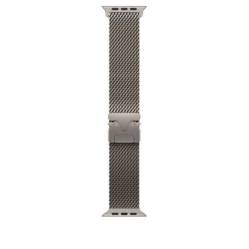 Apple MK0A4ZM/A Titanium Milanese Loop kellarihm, 49mm, S