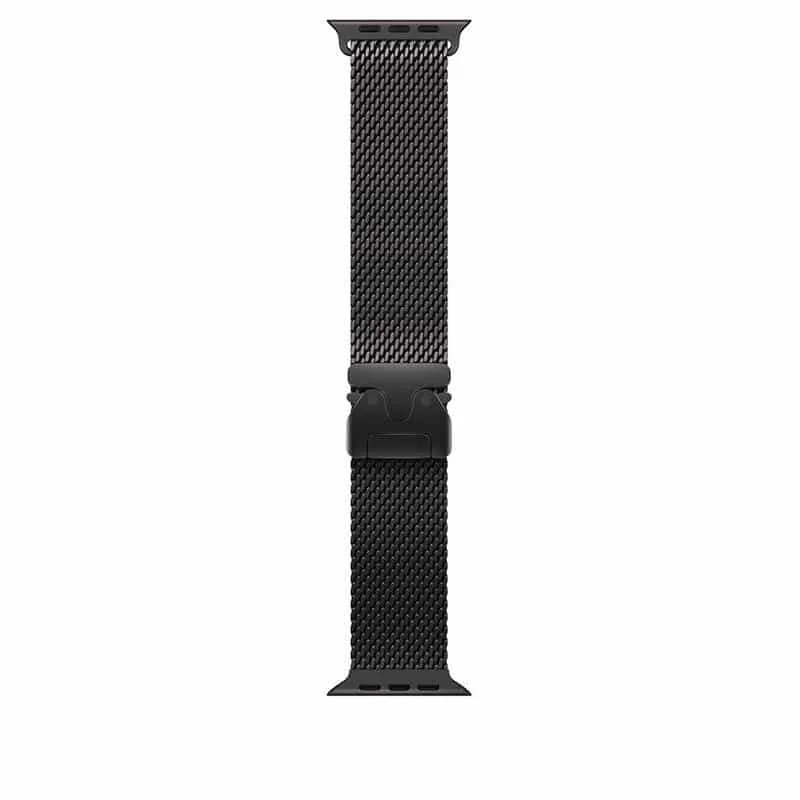 Apple MK0F4ZM/A Titanium Milanese Loop 49mm S, must titaan kellarihm