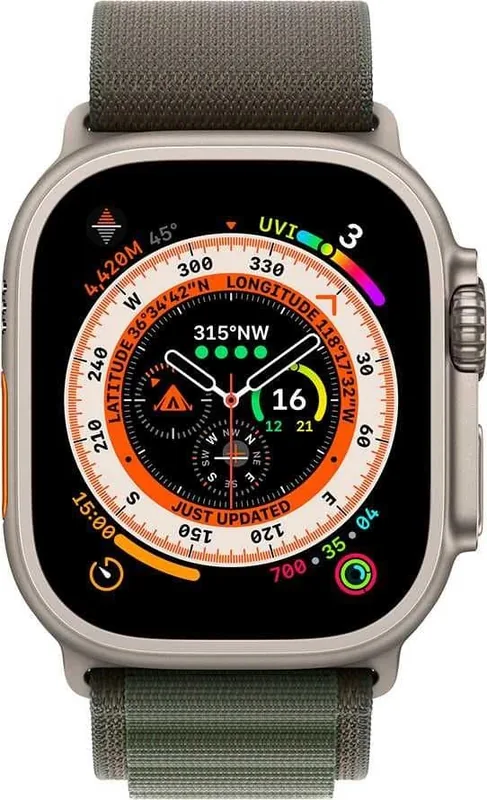 Apple MQE23ZM/A Alpine Loop 49mm vahetusrihm, Small, tumeroheline