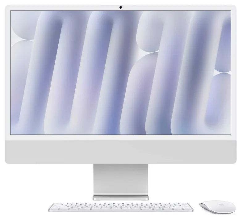 Apple MWUV3KS/A iMac 24" M4 10-tuumaline, 16GB RAM, 512GB SSD, hõbedane