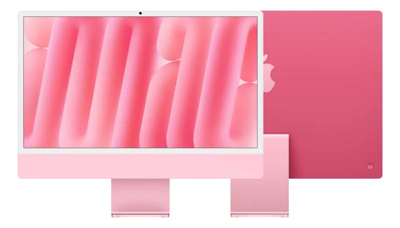 Apple MWV53ZE/A iMac 24" M4 10-core, 16GB, 512GB SSD, roosa