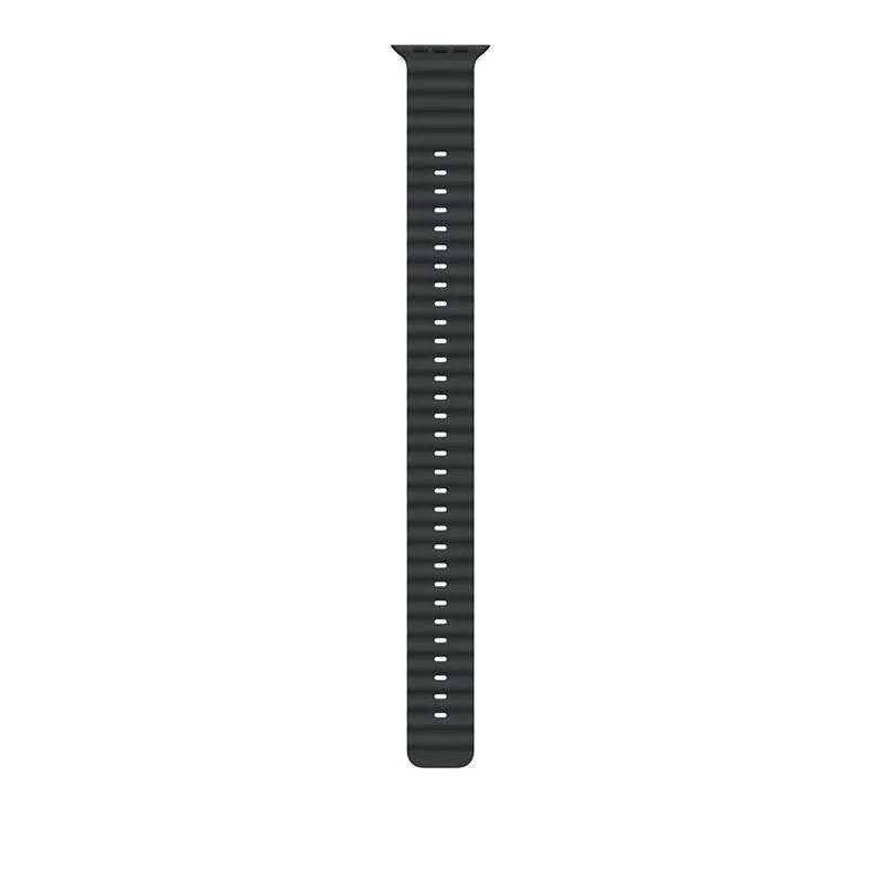 Apple MXTM3ZM/A Ocean Band pikendus, 49 mm, titaan, must