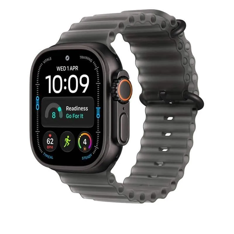 Apple Ocean Band MKAY4ZM/A kellarihm, 49mm, must titaan / läbipaistev must