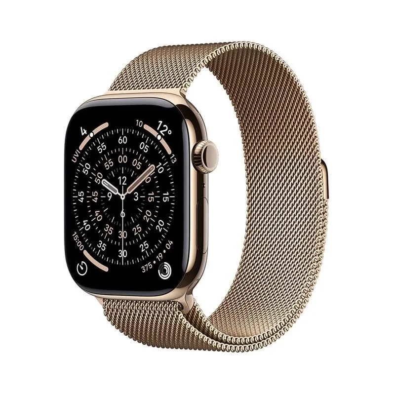 Apple Watch 11 MF8Y4ET/A 42mm GPS+Cellular, Milanese loop, titaan, kuldne