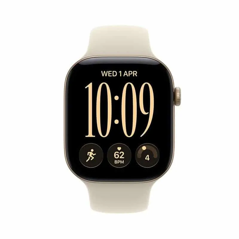 Apple Watch 12 MJG24ET/A 42mm GPS+5G nutikell, kuldne/beež