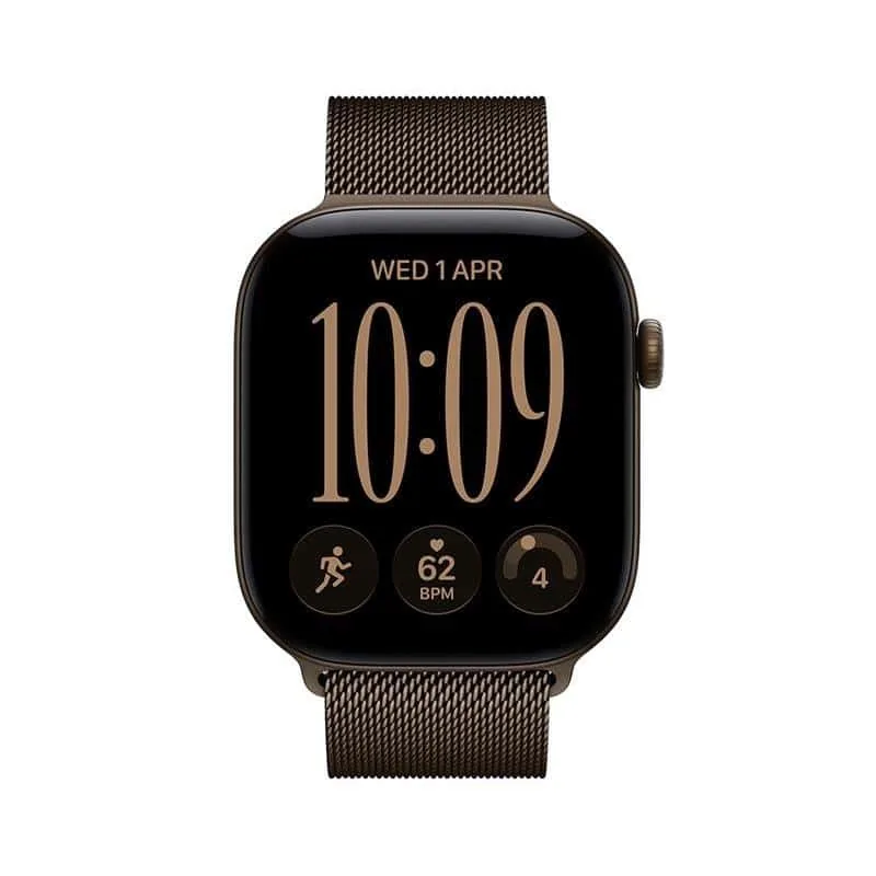 Apple Watch 12 MKDG4ET/A 46mm GPS+5G nutikell, Milanese Loop, pronks