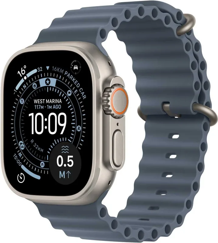 Apple Watch Ultra 3 MEWH4ET/A nutikell, 49mm titaan Ocean Band