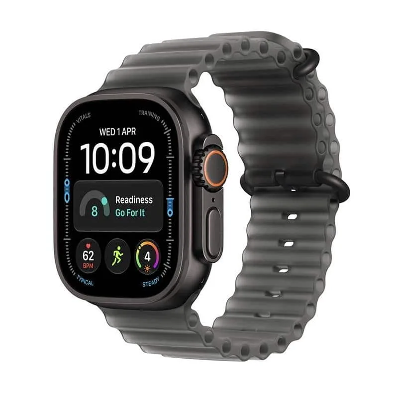 Apple Watch Ultra 4 MJAY4ET/A 49mm Ocean Band nutikell, must titaan