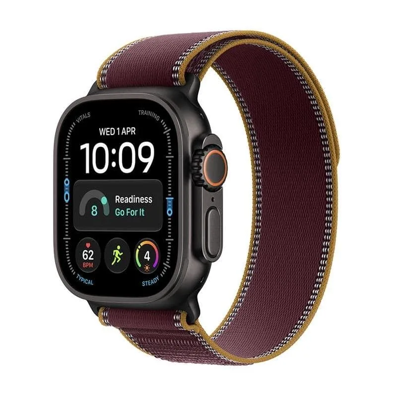 Apple Watch Ultra 4 MJC34ET/A 49mm Trail Loop nutikell, must titaan/pruun