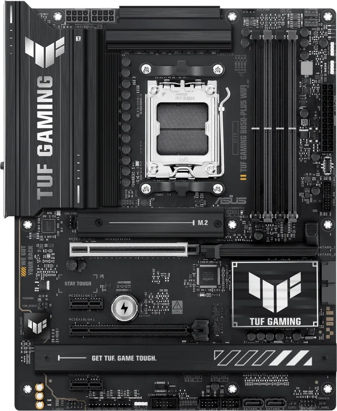 ASUS TUF Gaming B850-Plus WiFi AM5 ATX emaplaat, DDR5, WiFi 7