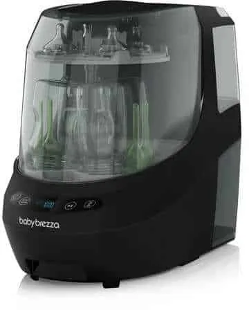 Baby Brezza Bottle Washer Pro 3-ühes lutipudelite pesur, valge/must