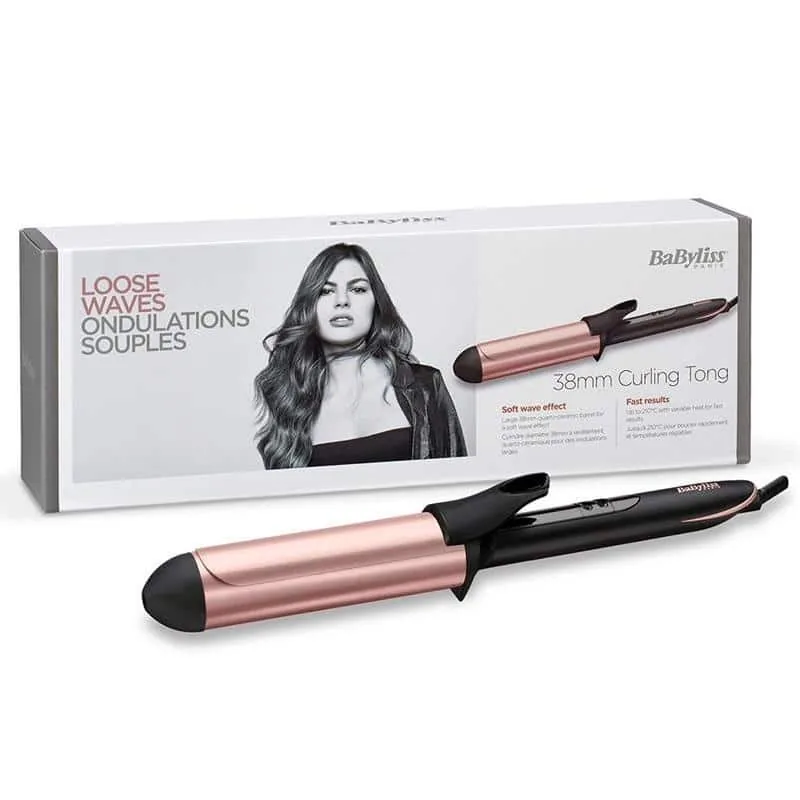 Babyliss C453E lokitangid, 38 mm, kvarts-keraamiline kate