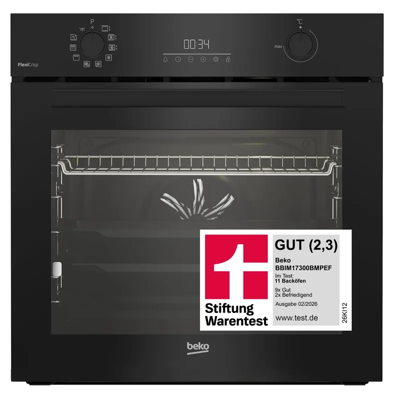 Beko BBIM17300BMPEF 72L pürolüütiline integreeritav ahi, must