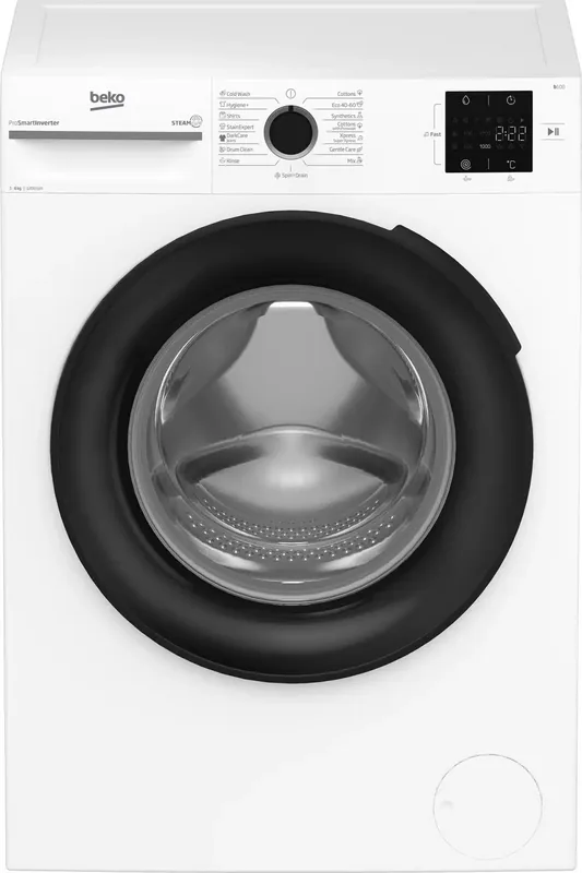 Beko BM1WFSU36233WB eestlaetav pesumasin, 6kg, valge