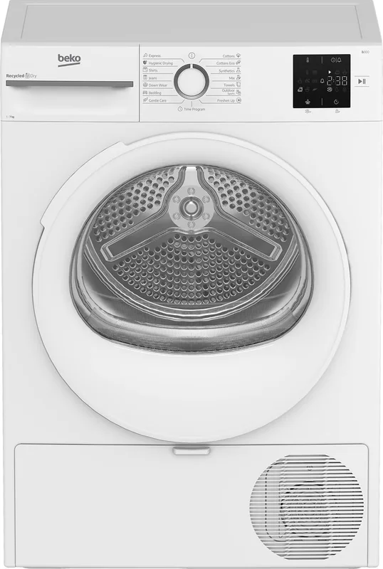 Beko BM3T372E0W 7 kg soojuspumbaga pesukuivati, valge