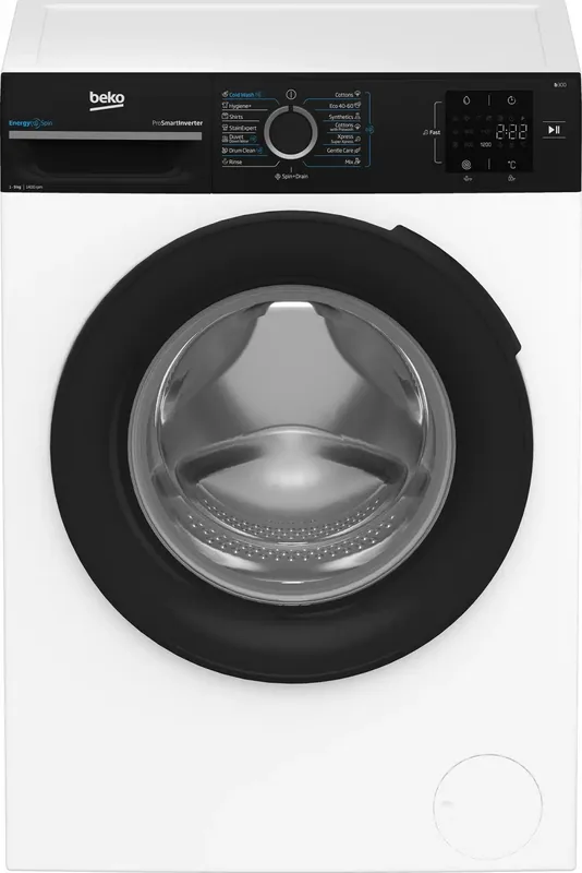 Beko BM3WFSU39413WPBB1, 9 kg, sügavus 54.6 cm, 1400 p/min - Eestlaetav pesumasin