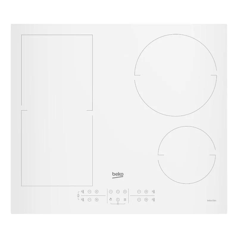 Beko HII64200FMTW integreeritav induktsioonpliidiplaat 58 cm valge