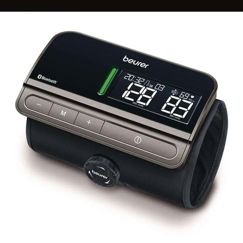 Beurer BM81 easyLock õlavarre vererõhumõõtja, Bluetooth, must/beež