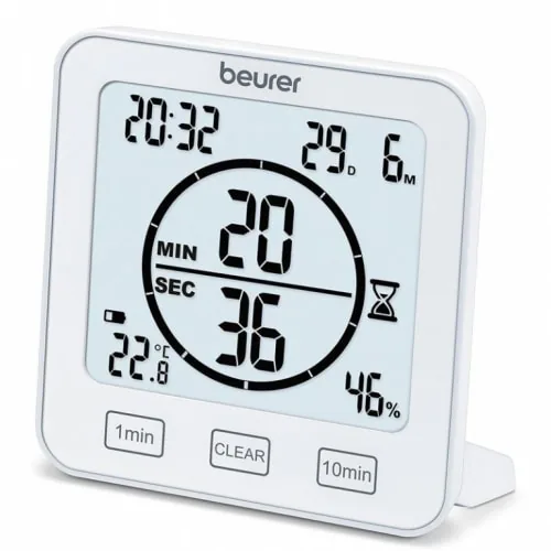 Beurer HM22 termo-hügromeeter, seinale kinnitatav, valge