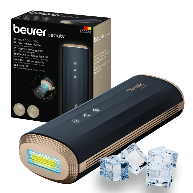 Beurer IPL7800 Cool Pro fotoepilaator, 1 miljon sähvatust, must