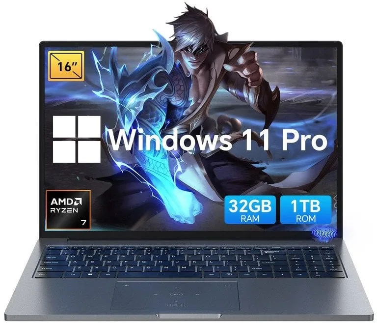 Blackview GamiBook 8 mängusülearvuti 16" Ryzen 7 7735HS 16GB DDR5