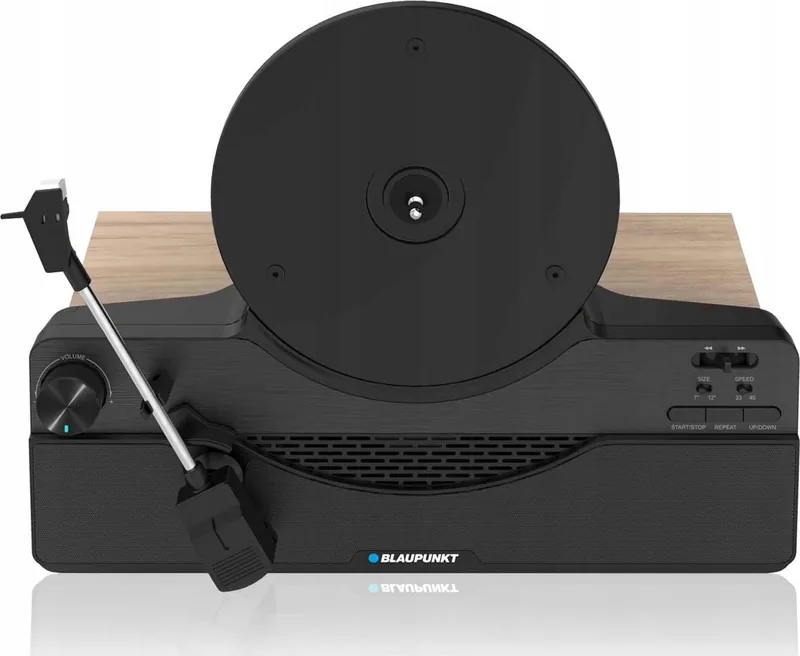 Blaupunkt VT100 vinüülplaadimängija Bluetooth-ga, must