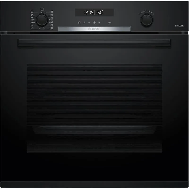 Bosch HBG378AB4 Seeria 6 integreeritav ahi, 71 L, pürolüüs, must