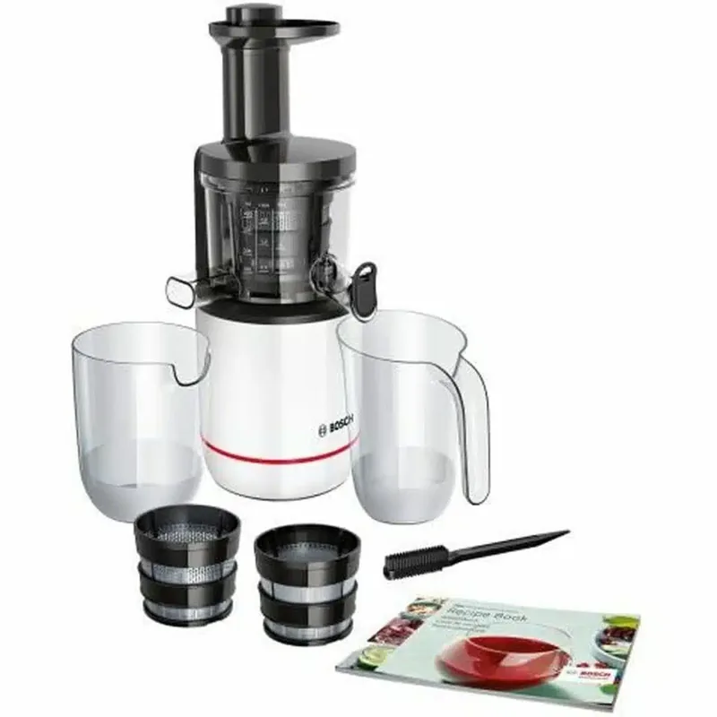 Bosch MESM500W aeglane mahlapress 150W, valge/must, 1L kann