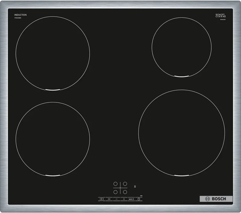 Bosch PIE645BB5E integreeritav induktsioonpliidiplaat 58,3 cm must