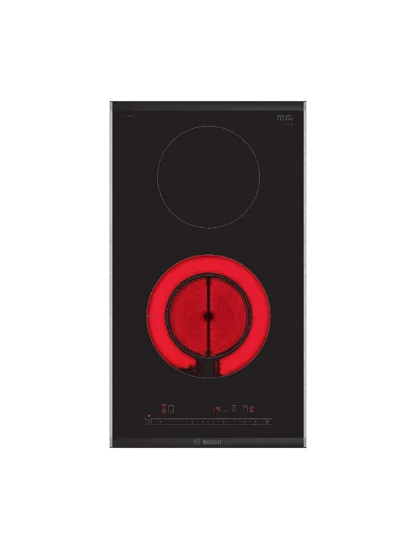 Bosch PKF375FP2E Domino integreeritav keraamiline pliidiplaat, 2 keedualaga, must