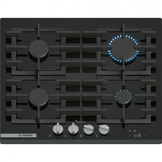 Bosch PRP6A6H40 integreeritav gaasipliidiplaat, 4 keeduala, must