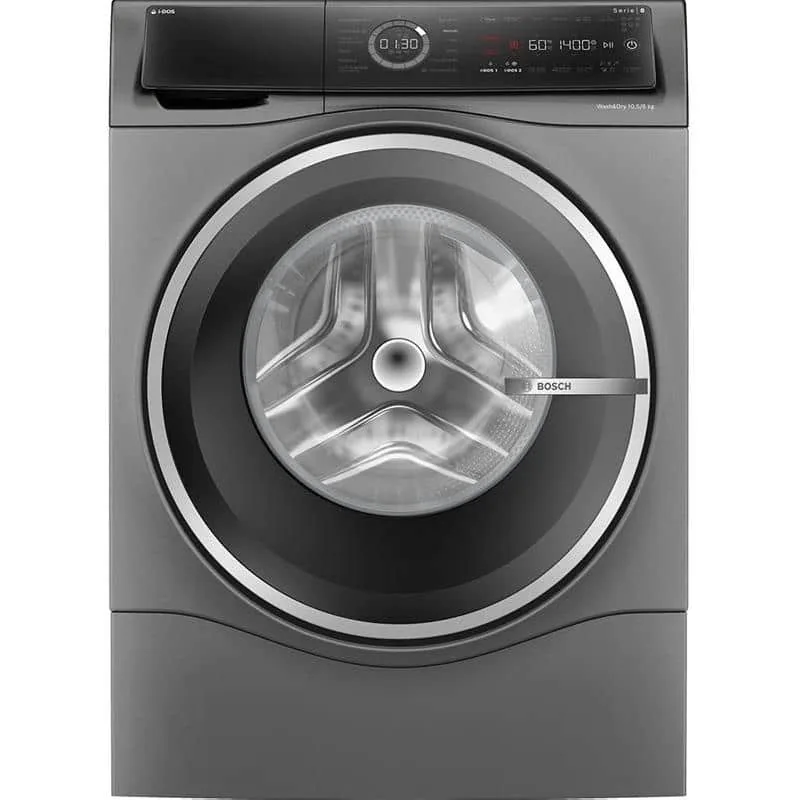 Bosch WNC254ARSN Seeria 8 kuivatiga pesumasin, 10.5/6 kg, hall
